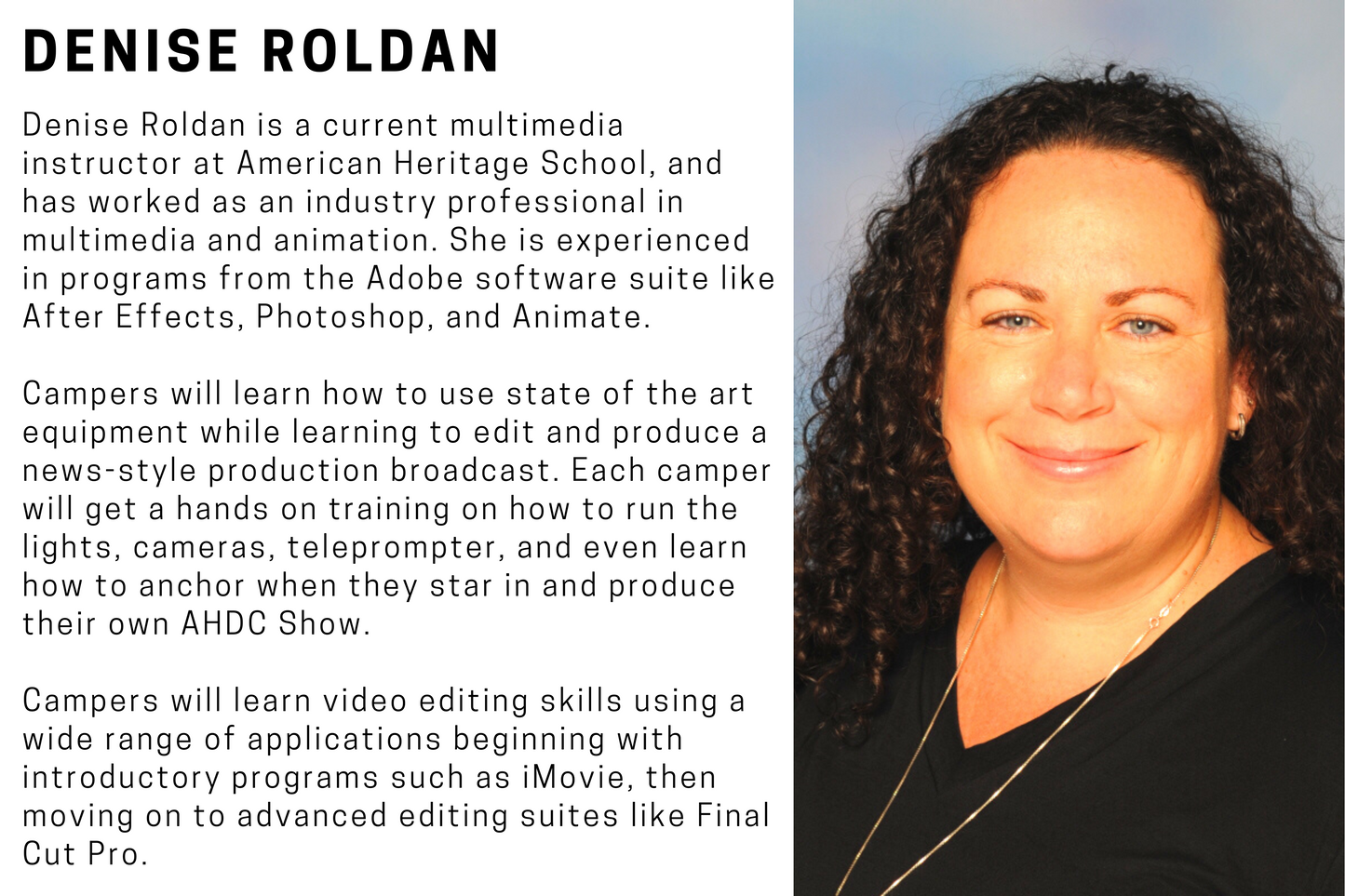 Video Production Camp (Broward Campus Only)